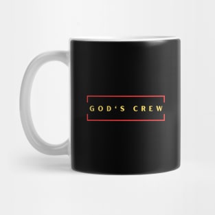 God's Crew | Christian Typography Mug